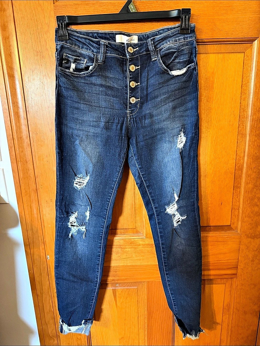 KanCan Chelsea High Rise Super Skinny Jeans Blue Waist 28